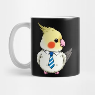 Guardian Feathers: Tiel-Papa - The Cockatiel Dad Mug